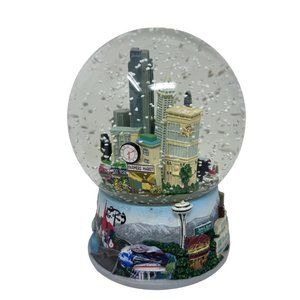 Seattle City Skyline Space Needle Musical Snowglobe Nutcracker Suite Tchaikovsky
